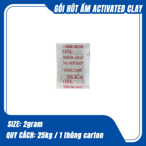 Gói hút ẩm Clay 2 gram (nhiều mẫu)