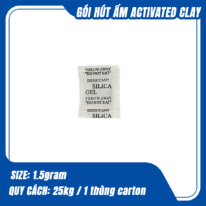 Gói hút ẩm Clay 1.5gram (nhiều Mẫu)