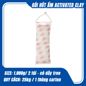 Gói hút ẩm Clay 1kg-2 túi