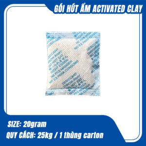 Gói hút ẩm Clay 20 gram (nhiều mẫu)