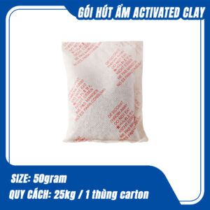 Gói hút ẩm Clay 50 gram (nhiều mẫu)