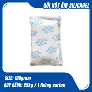 Gói hút ẩm Silica Gel 100gram ( nhiều Mẫu)