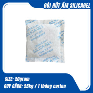 Gói hút ẩm Silica Gel 20gram ( nhiều mẫu)