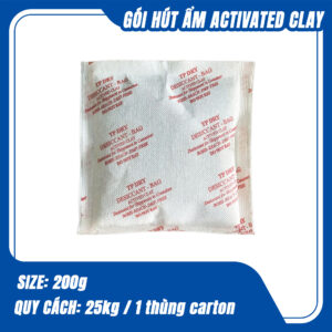 Gói hút ẩm Clay 200 gram (nhiều mẫu)