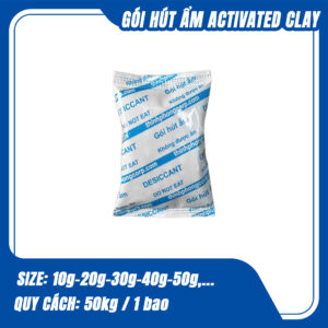Gói hút ẩm Clay OPP 10gram - 50gram (nhiều mẫu)