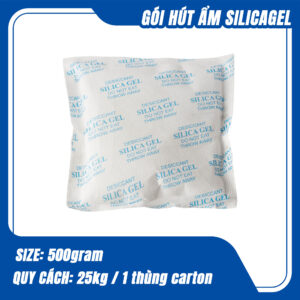 Gói hút ẩm Silica Gel 500gram