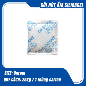 Gói hút ẩm Silica Gel 5gram ( nhiều mẫu)