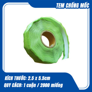 Miếng Dán Chống Mốc Mold-Tipo Dùng Cho Sản Phẩm Da