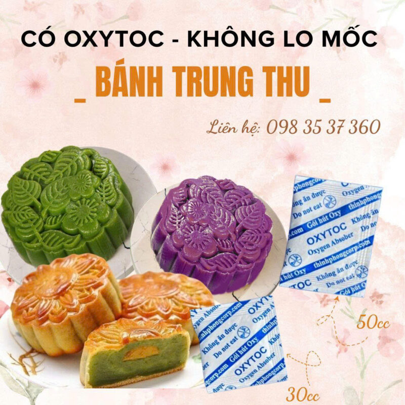 Gói hút Oxy Thịnh Phong bảo quản bánh Trung Thu