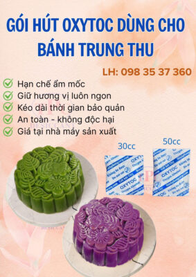 Gói hút Oxy cho bánh trung thu