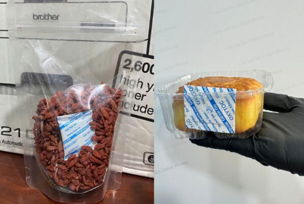 Sự khác nhau giữa gói hút ẩm và gói hút Oxy