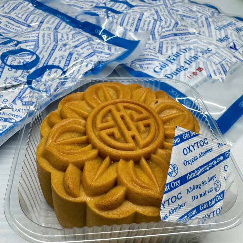 bánh trung thu dùng gói hút oxy