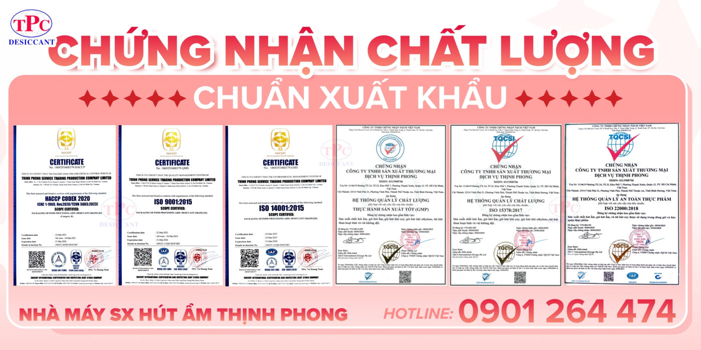chứng nhận chất lượng TPC