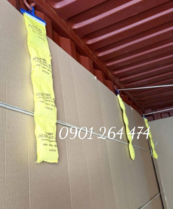 dây treo hút ẩm container