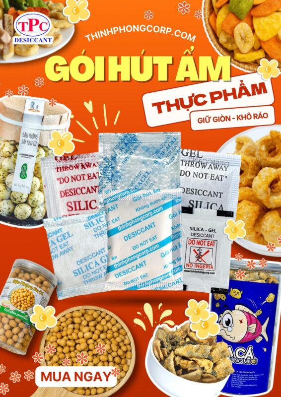 gói hút ẩm thực phẩm