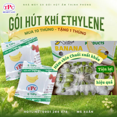 gói hút ethylene cho trái cây
