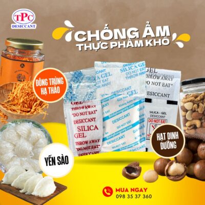 gói hút ẩm thực phẩm