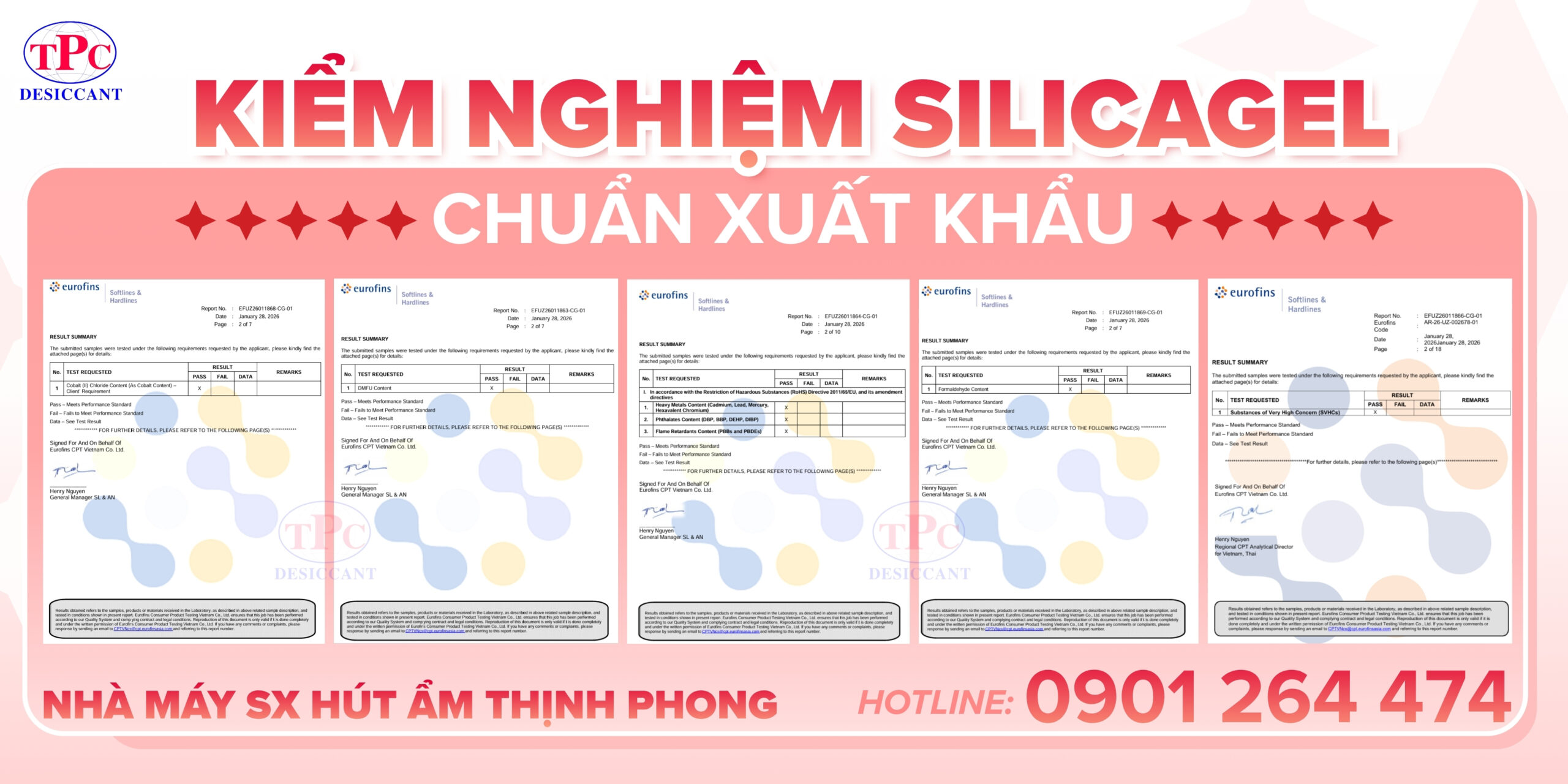 kiểm nghiệm hút ẩm thực phẩm
