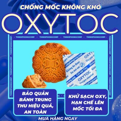 gói hút oxy bảo quản bánh trung thu