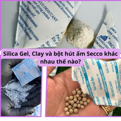 Silica Gel Clay và bột hút ẩm Secco