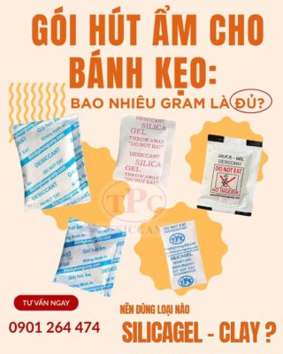 gói hút ẩm thực phẩm